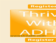 Tablet Screenshot of drjudic.com